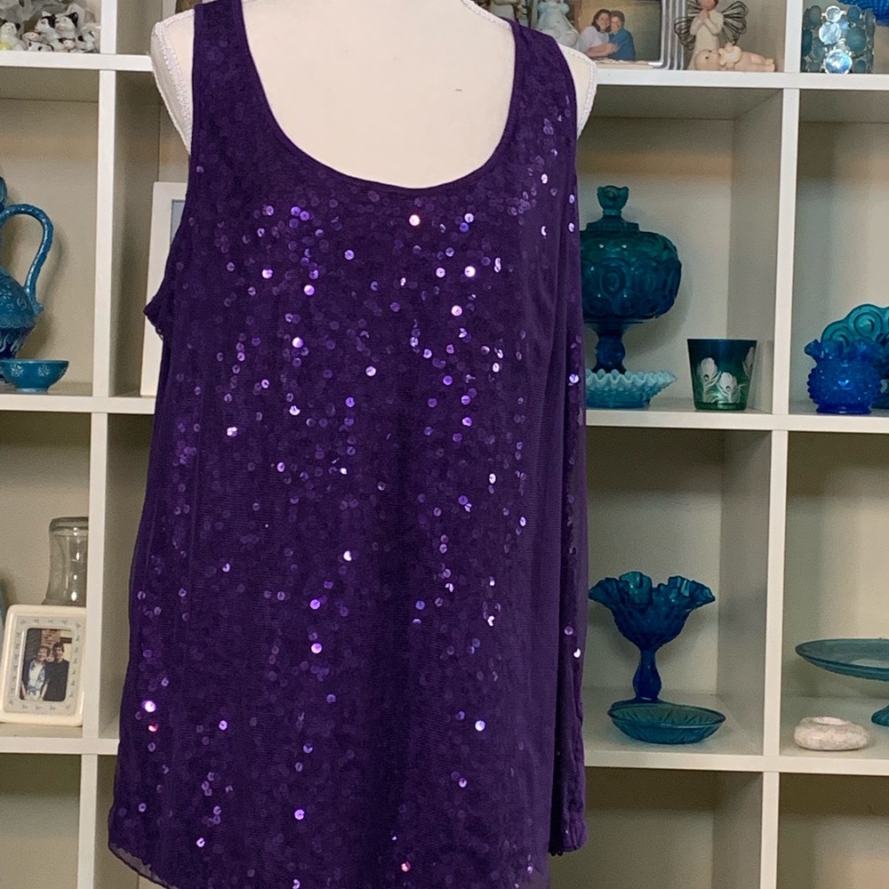 Lane Bryant sparkly tank
